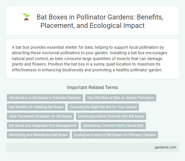 Bat Boxes in Pollinator Gardens: Benefits, Placement, and Ecological Impact