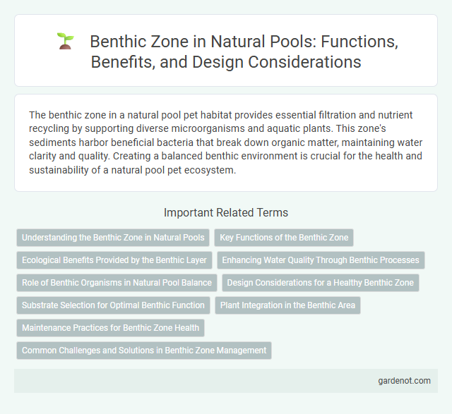 Benthic Zone in Natural Pools: Functions, Benefits, and Design Considerations