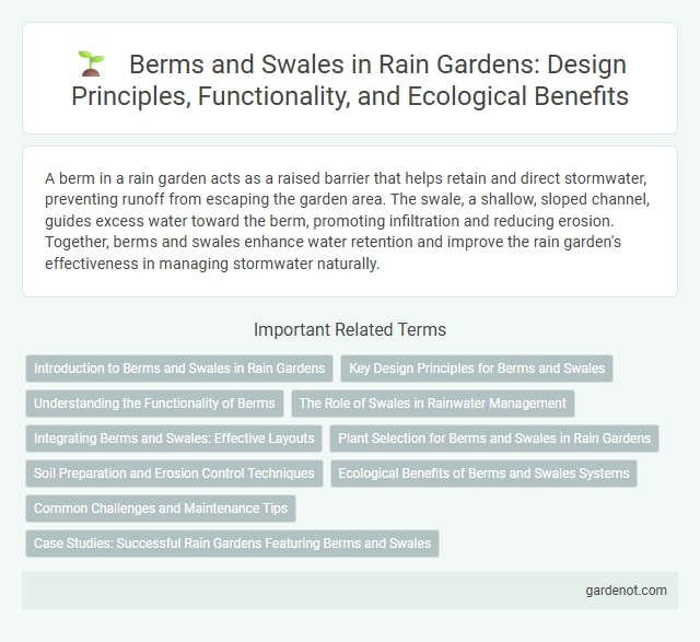 Berms and Swales in Rain Gardens: Design Principles, Functionality, and Ecological Benefits