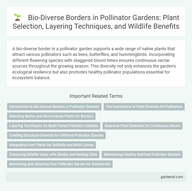 Bio-Diverse Borders in Pollinator Gardens: Plant Selection, Layering Techniques, and Wildlife Benefits