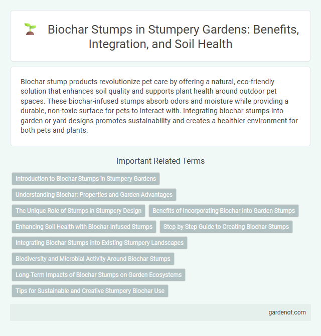 Biochar Stumps in Stumpery Gardens: Benefits, Integration, and Soil Health