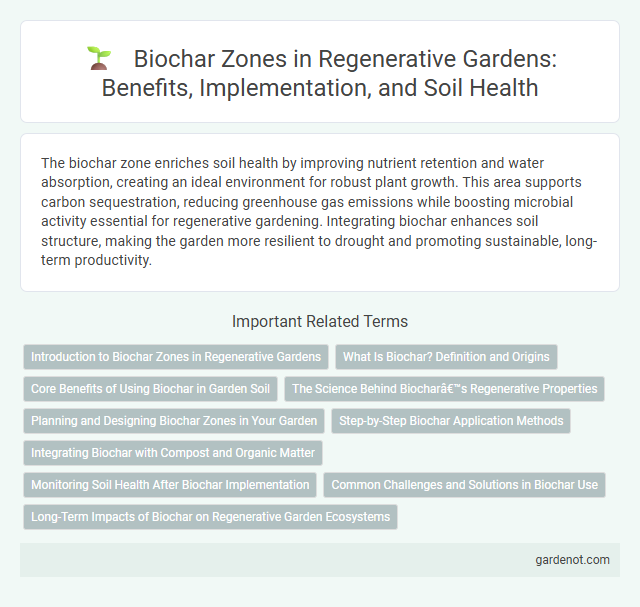 Biochar Zones in Regenerative Gardens: Benefits, Implementation, and Soil Health