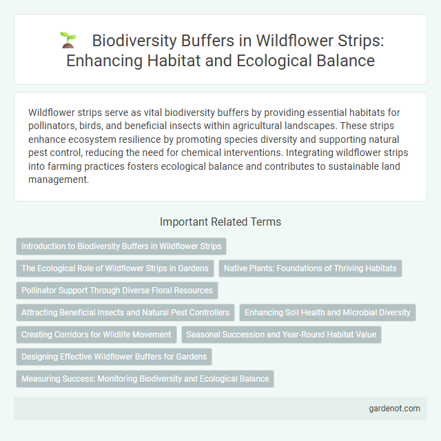 Biodiversity Buffers in Wildflower Strips: Enhancing Habitat and Ecological Balance
