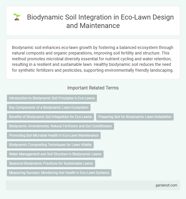 Biodynamic Soil Integration in Eco-Lawn Design and Maintenance