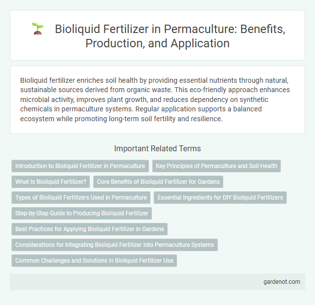 Bioliquid Fertilizer in Permaculture: Benefits, Production, and Application