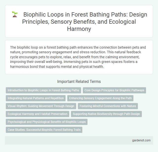Biophilic Loops in Forest Bathing Paths: Design Principles, Sensory Benefits, and Ecological Harmony