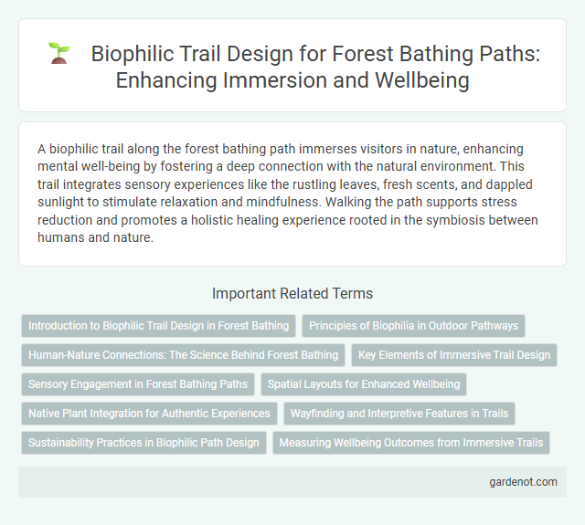 Biophilic Trail Design for Forest Bathing Paths: Enhancing Immersion and Wellbeing
