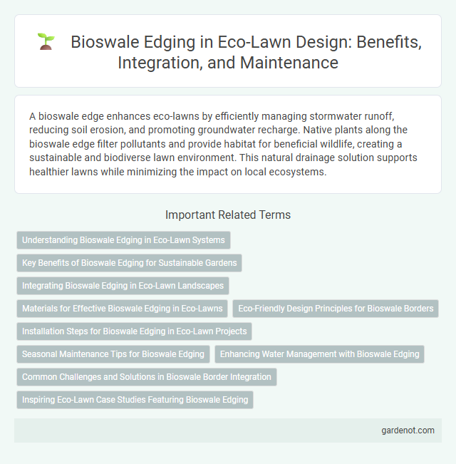 Bioswale Edging in Eco-Lawn Design: Benefits, Integration, and Maintenance