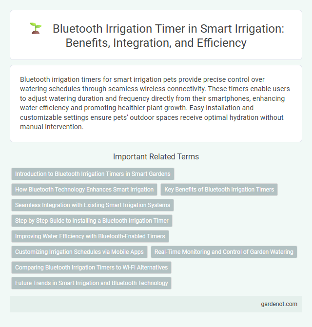 Bluetooth Irrigation Timer in Smart Irrigation: Benefits, Integration, and Efficiency