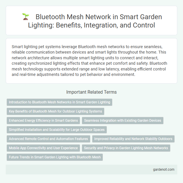 Bluetooth Mesh Network in Smart Garden Lighting: Benefits, Integration, and Control