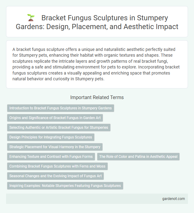Bracket Fungus Sculptures in Stumpery Gardens: Design, Placement, and Aesthetic Impact