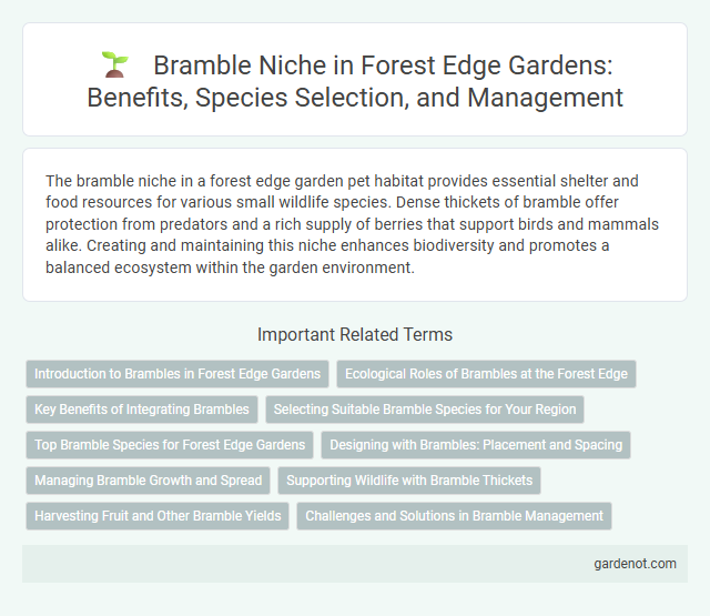 Bramble Niche in Forest Edge Gardens: Benefits, Species Selection, and Management