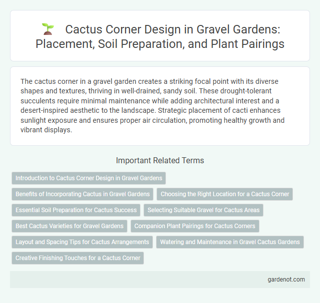 Cactus Corner Design in Gravel Gardens: Placement, Soil Preparation, and Plant Pairings