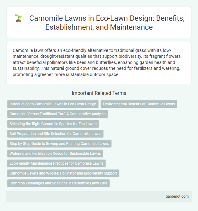 Camomile Lawns in Eco-Lawn Design: Benefits, Establishment, and Maintenance