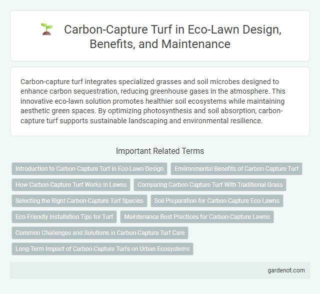 Carbon-Capture Turf in Eco-Lawn Design, Benefits, and Maintenance
