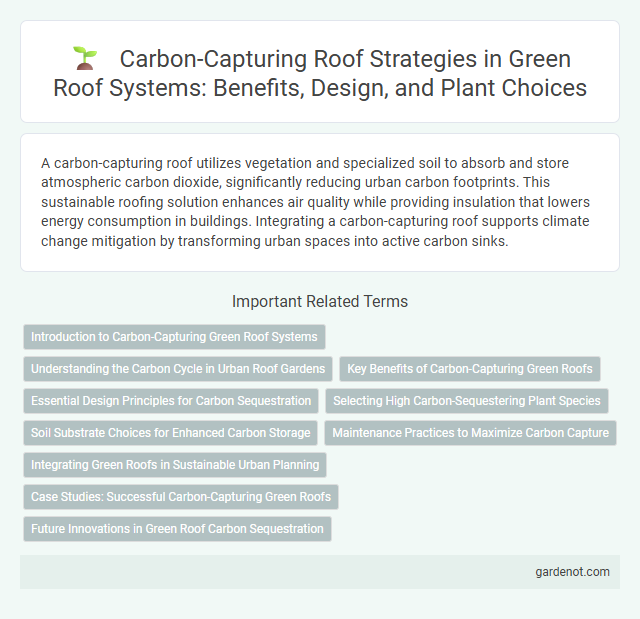 Carbon-Capturing Roof Strategies in Green Roof Systems: Benefits, Design, and Plant Choices