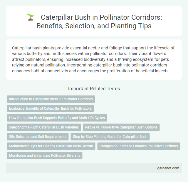 Caterpillar Bush in Pollinator Corridors: Benefits, Selection, and Planting Tips