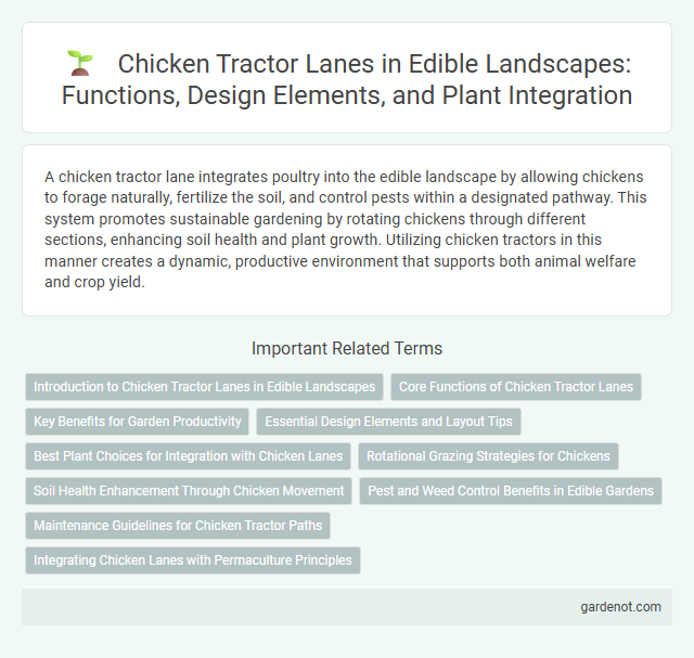 Chicken Tractor Lanes in Edible Landscapes: Functions, Design Elements, and Plant Integration