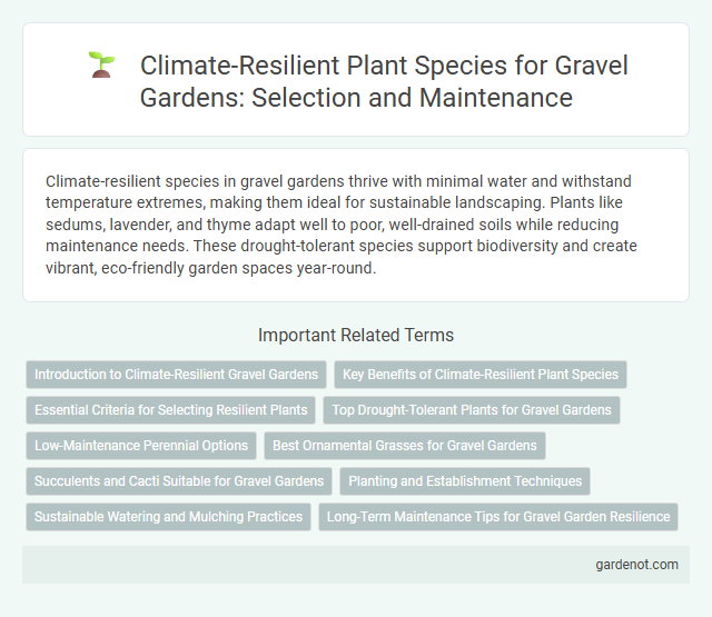 Climate-Resilient Plant Species for Gravel Gardens: Selection and Maintenance