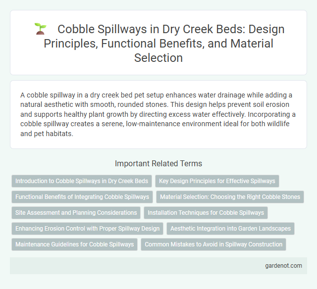 Cobble Spillways in Dry Creek Beds: Design Principles, Functional Benefits, and Material Selection