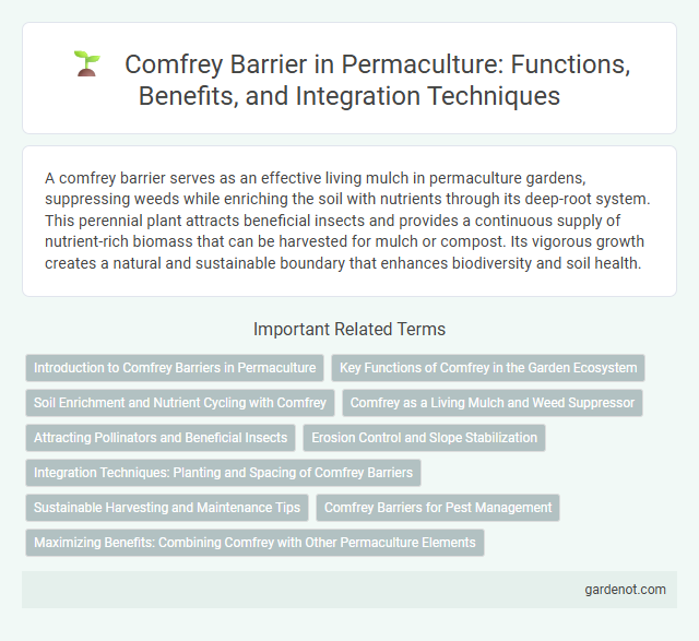 Comfrey Barrier in Permaculture: Functions, Benefits, and Integration Techniques