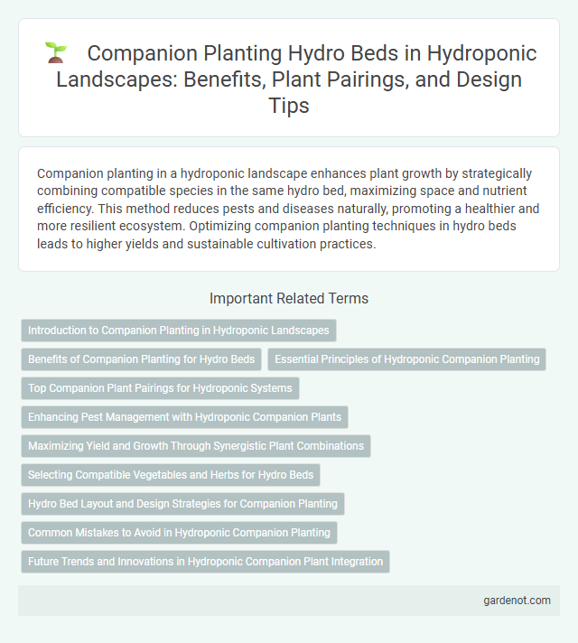 Companion Planting Hydro Beds in Hydroponic Landscapes: Benefits, Plant Pairings, and Design Tips