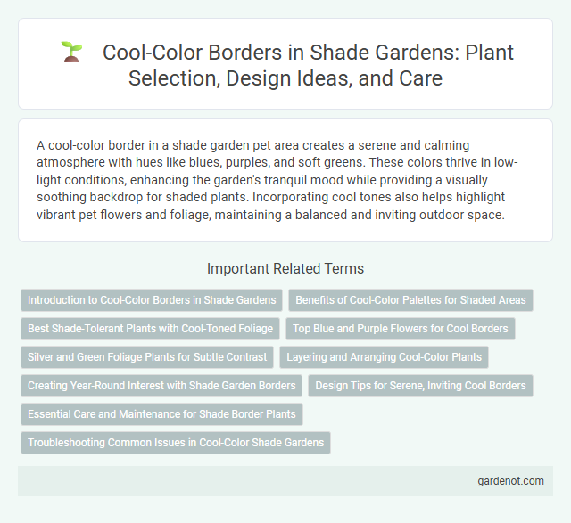 Cool-Color Borders in Shade Gardens: Plant Selection, Design Ideas, and Care