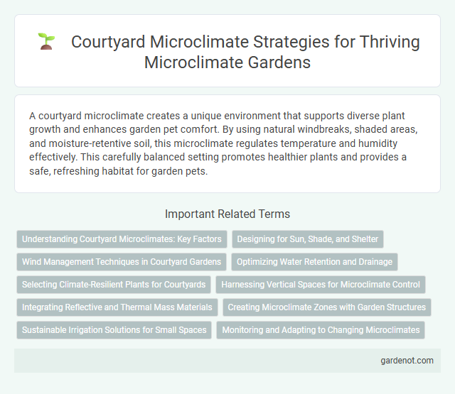 Courtyard Microclimate Strategies for Thriving Microclimate Gardens