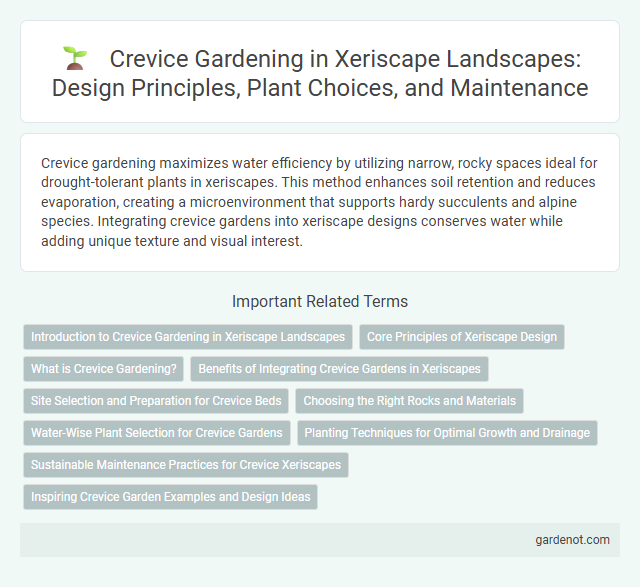 Crevice Gardening in Xeriscape Landscapes: Design Principles, Plant Choices, and Maintenance