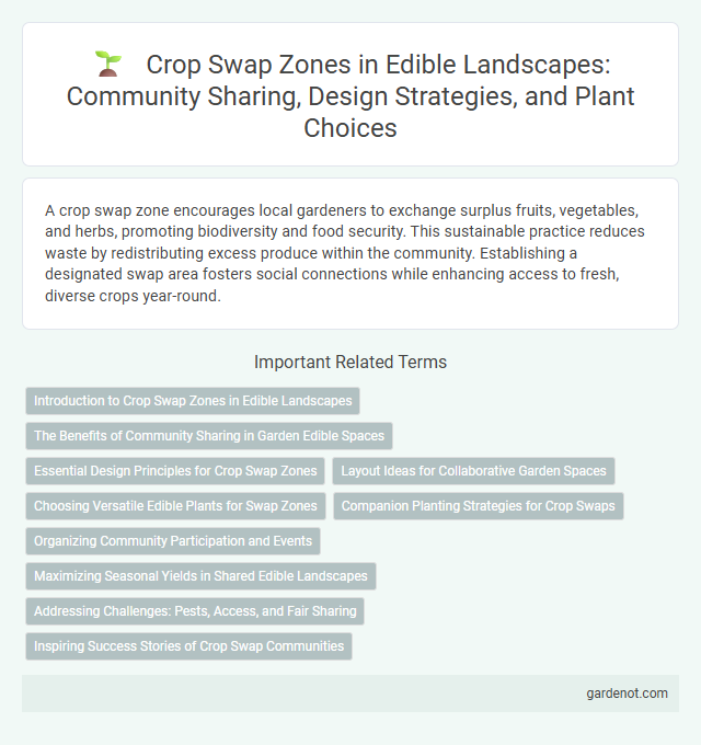 Crop Swap Zones in Edible Landscapes: Community Sharing, Design Strategies, and Plant Choices