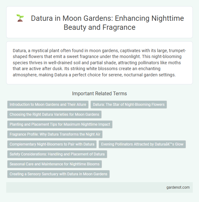 Datura in Moon Gardens: Enhancing Nighttime Beauty and Fragrance
