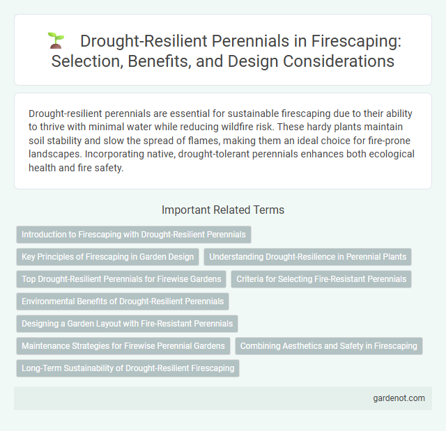 Drought-Resilient Perennials in Firescaping: Selection, Benefits, and Design Considerations