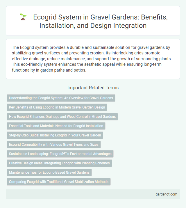 Ecogrid System in Gravel Gardens: Benefits, Installation, and Design Integration
