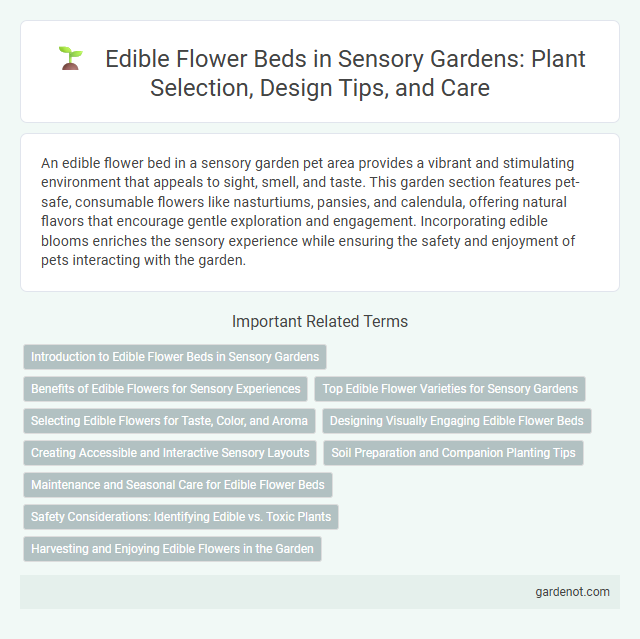Edible Flower Beds in Sensory Gardens: Plant Selection, Design Tips, and Care