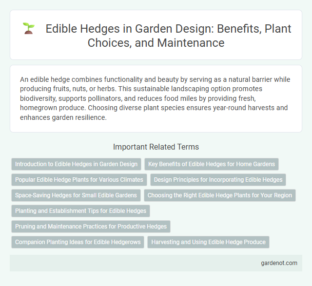 Edible Hedges in Garden Design: Benefits, Plant Choices, and Maintenance