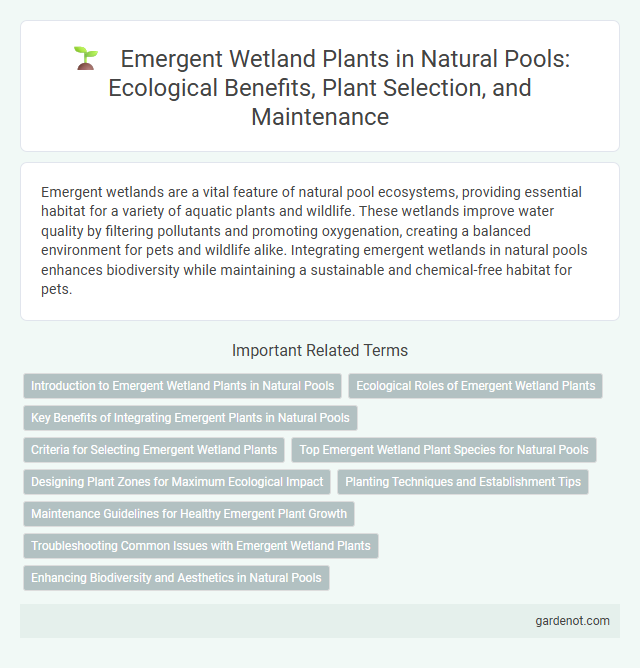 Emergent Wetland Plants in Natural Pools: Ecological Benefits, Plant Selection, and Maintenance