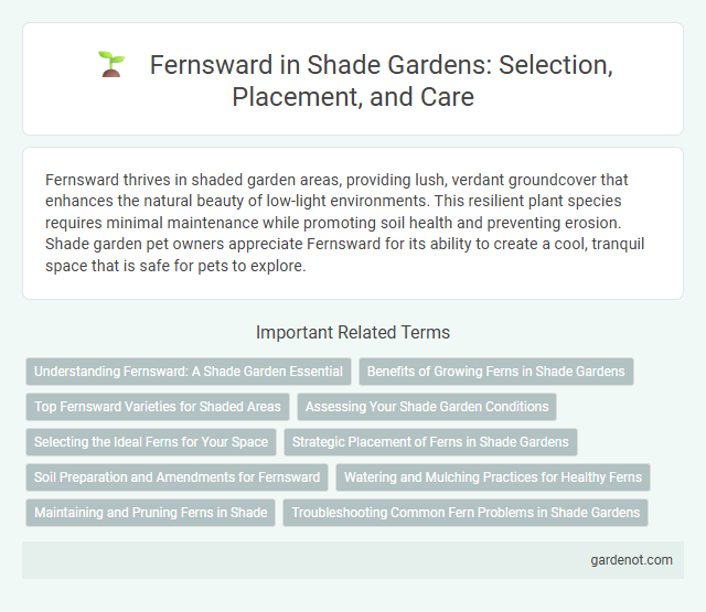 Fernsward in Shade Gardens: Selection, Placement, and Care