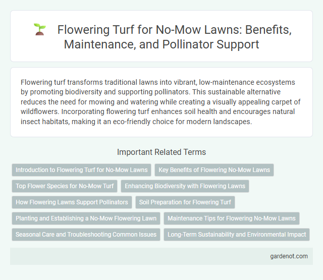 Flowering Turf for No-Mow Lawns: Benefits, Maintenance, and Pollinator Support