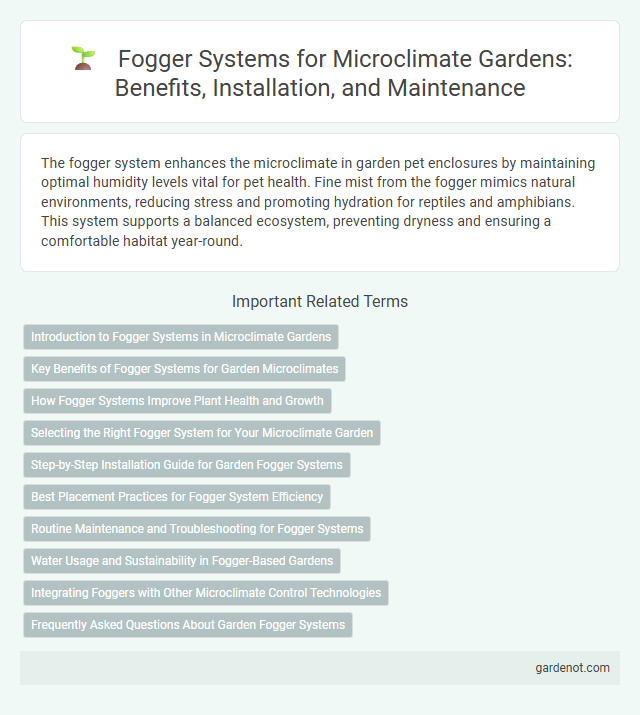 Fogger Systems for Microclimate Gardens: Benefits, Installation, and Maintenance