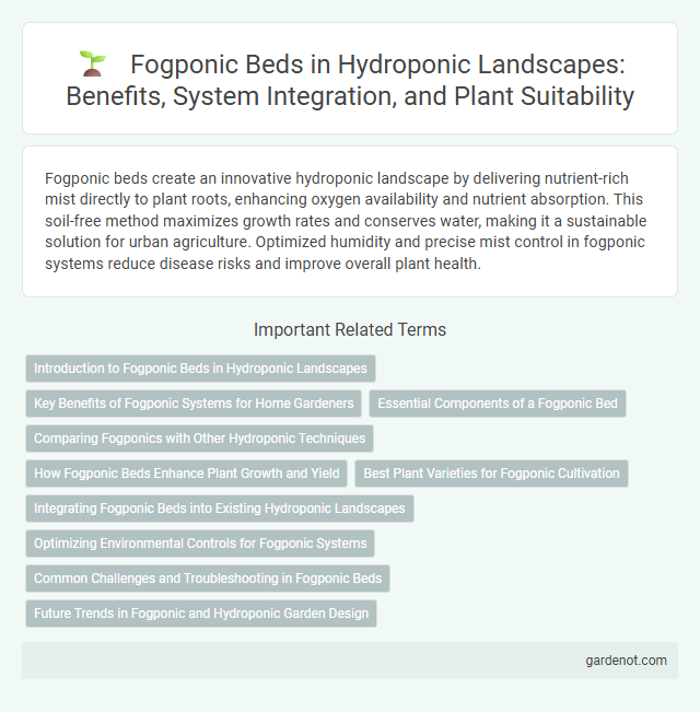 Fogponic Beds in Hydroponic Landscapes: Benefits, System Integration, and Plant Suitability