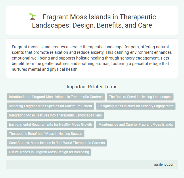 Fragrant Moss Islands in Therapeutic Landscapes: Design, Benefits, and Care