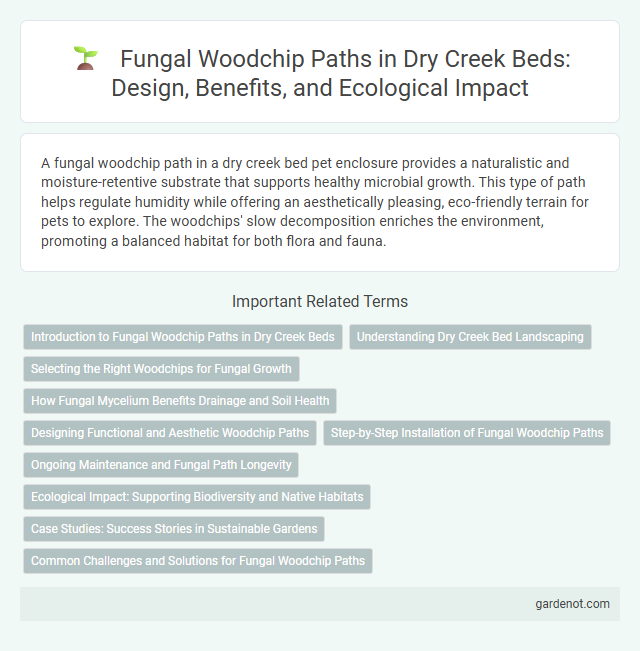 Fungal Woodchip Paths in Dry Creek Beds: Design, Benefits, and Ecological Impact