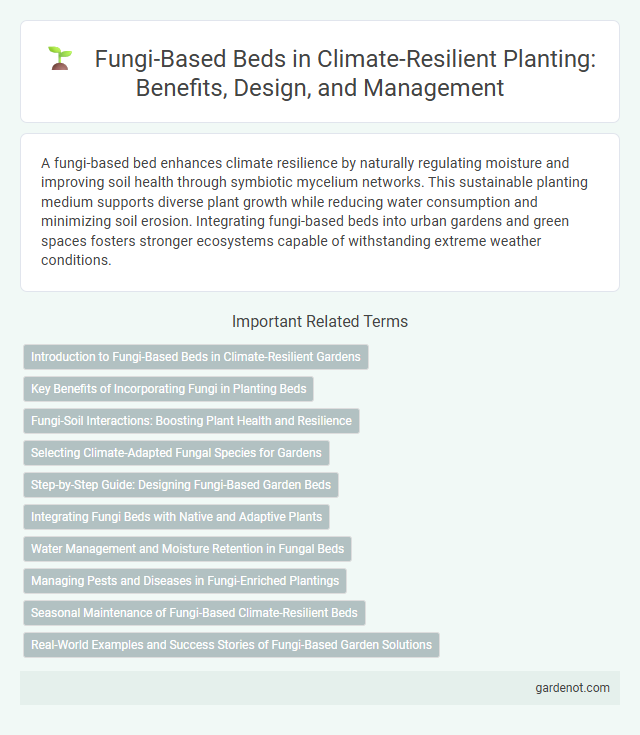 Fungi-Based Beds in Climate-Resilient Planting: Benefits, Design, and Management