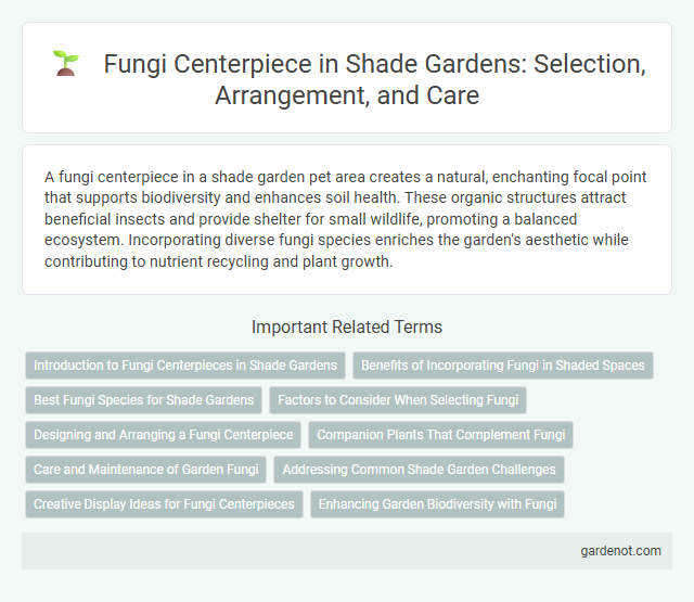 Fungi Centerpiece in Shade Gardens: Selection, Arrangement, and Care