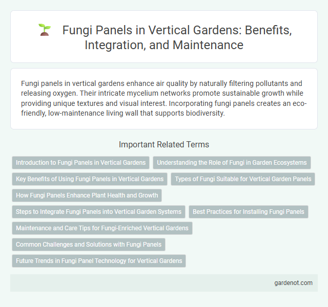 Fungi Panels in Vertical Gardens: Benefits, Integration, and Maintenance