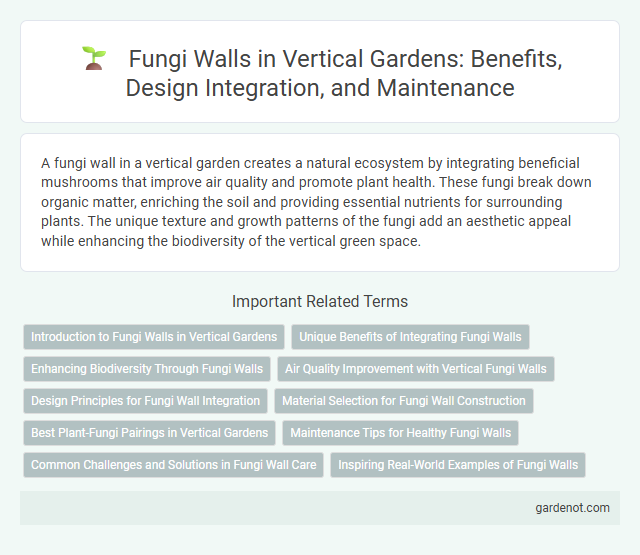 Fungi Walls in Vertical Gardens: Benefits, Design Integration, and Maintenance