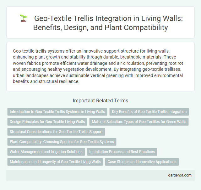 Geo-Textile Trellis Integration in Living Walls: Benefits, Design, and Plant Compatibility