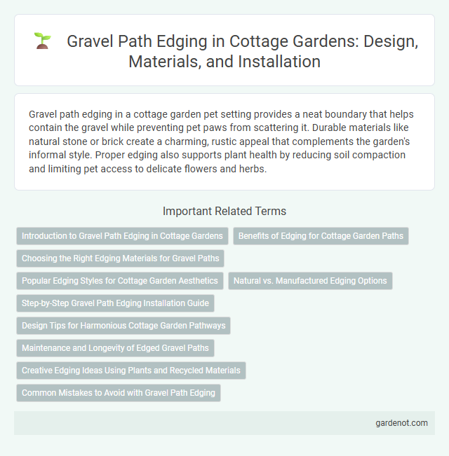Gravel Path Edging in Cottage Gardens: Design, Materials, and Installation