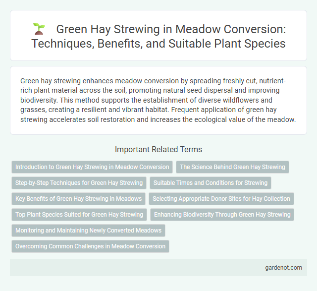 Green Hay Strewing in Meadow Conversion: Techniques, Benefits, and Suitable Plant Species
