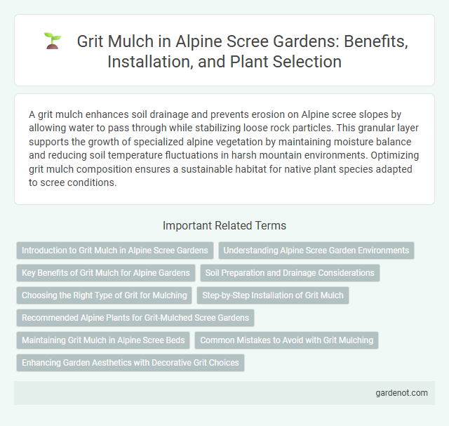Grit Mulch in Alpine Scree Gardens: Benefits, Installation, and Plant Selection
